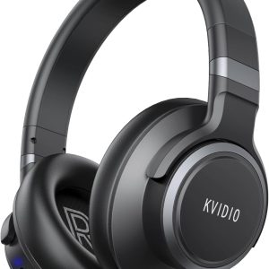 KVIDIO Active Noise Cancelling Headphones. black